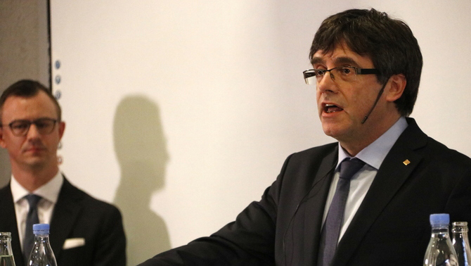 Conferència de Carles Puigdemont “Catalunya i Europa, una cruïlla a la democràcia” a la Universitat de Copenhaguen